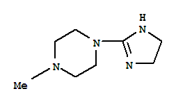 Piperazine, 1-(4,5-dihydro-1h-imidazol-2-yl)-4-methyl-(9ci) Structure,732204-71-6Structure