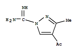 1H-pyrazole-1-carboximidamide,4-acetyl-3-methyl- Structure,732205-98-0Structure