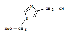 1H-imidazole-4-acetonitrile,1-(methoxymethyl)-(9ci) Structure,732251-34-2Structure