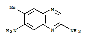 (5CI)-2,7-二氨基-6-甲基喹噁啉結(jié)構(gòu)式_732303-55-8結(jié)構(gòu)式