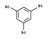 (9ci)-1-(3-乙基-5-羥基苯基)-乙酮結(jié)構(gòu)式_733679-07-7結(jié)構(gòu)式