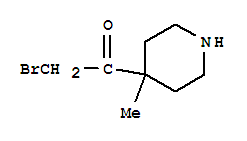 Ethanone, 2-bromo-1-(4-methyl-4-piperidinyl)-(9ci) Structure,733683-53-9Structure