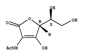 (9ci)-2-(乙?；被?-2-脫氧-L-抗壞血酸結(jié)構(gòu)式_733700-20-4結(jié)構(gòu)式