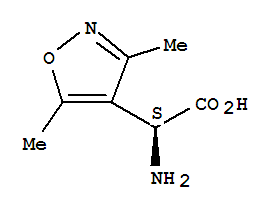 (s)-(9ci)-alpha-氨基-3,5-二甲基-4-異噁唑乙酸結(jié)構(gòu)式_733716-51-3結(jié)構(gòu)式