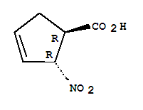 3-Cyclopentene-1-carboxylicacid,2-nitro-,(1r,2r)-rel-(9ci) Structure,733749-01-4Structure