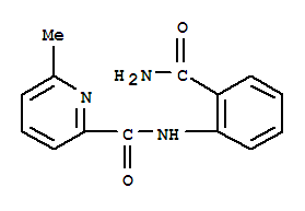 N-[2-(aminocarbonyl)phenyl]-6-methyl-2-pyridinecarboxamide Structure,733806-23-0Structure