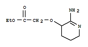 Acetic acid, [(2-amino-3,4,5,6-tetrahydro-3-pyridinyl)oxy]-, ethyl ester (9ci) Structure,734512-97-1Structure