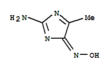 4H-imidazol-4-one,2-amino-5-methyl-,oxime(9ci) Structure,735209-42-4Structure