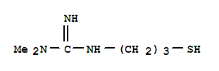 (9ci)-n-(3-疏基丙基)-N,N-二甲基-胍結(jié)構(gòu)式_735253-59-5結(jié)構(gòu)式