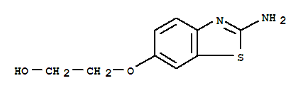 Ethanol, 2-[(2-amino-6-benzothiazolyl)oxy]- (9ci) Structure,73532-98-6Structure