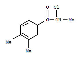 1-Propanone, 2-chloro-1-(3,4-dimethylphenyl)-(9ci) Structure,735321-29-6Structure