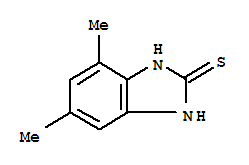 2H-benzimidazole-2-thione,1,3-dihydro-4,6-dimethyl-(9ci)Structure,73590-92-8Structure 2H-benzimidazole-2-thione,1,3-dihydro-4,6-dimethyl-(9ci) Structure,73590-92-8Structure