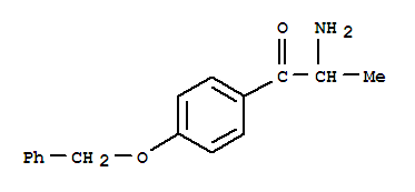 1-Propanone, 2-amino-1-[4-(phenylmethoxy)phenyl]- Structure,736108-17-1Structure