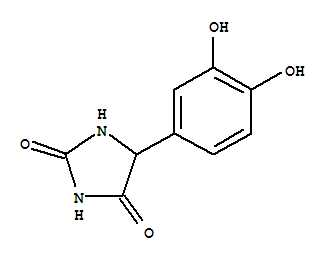 (9ci)-5-(3,4-二羥基苯基)-2,4-咪唑啉二酮結(jié)構(gòu)式_73659-77-5結(jié)構(gòu)式