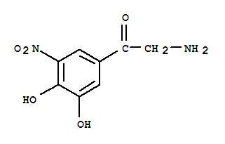 Ethanone, 2-amino-1-(3,4-dihydroxy-5-nitrophenyl)-(9ci) Structure,736900-62-2Structure