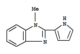 1H-benzimidazole,1-methyl-2-(1h-pyrrol-2-yl)-(9ci) Structure,73725-25-4Structure