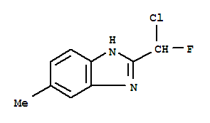 1H-benzimidazole,2-(chlorofluoromethyl)-5-methyl-(9ci) Structure,73774-30-8Structure