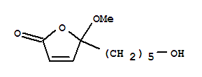 2(5H)-furanone,5-(5-hydroxypentyl)-5-methoxy-(9ci)Structure,738604-54-1Structure 2(5H)-furanone,5-(5-hydroxypentyl)-5-methoxy-(9ci) Structure,738604-54-1Structure