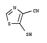 4-Thiazolecarbonitrile, 5-mercapto- Structure,738619-59-5Structure