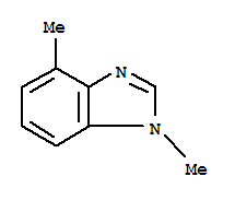 1H-benzimidazole,1,4-dimethyl-(9ci) Structure,73902-54-2Structure