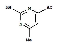 1-(2,6-二甲基-4-嘧啶)-乙酮結(jié)構(gòu)式_73937-21-0結(jié)構(gòu)式