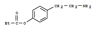 Phenol, 4-(2-aminoethyl)-, propanoate (ester) (9ci) Structure,740027-02-5Structure