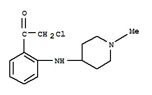 Ethanone, 2-chloro-1-[2-[(1-methyl-4-piperidinyl)amino]phenyl]- Structure,740051-85-8Structure