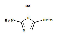 1H-imidazol-2-amine,1-methyl-5-propyl-(9ci) Structure,740738-92-5Structure