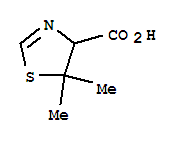 4-Thiazolecarboxylicacid,4,5-dihydro-5,5-dimethyl-(9ci) Structure,740742-98-7Structure