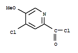 2-Pyridinecarbonyl chloride, 4-chloro-5-methoxy-(9ci) Structure,740744-31-4Structure