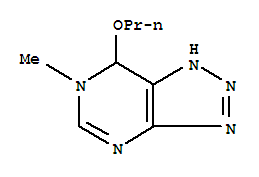 1H-1,2,3-triazolo[4,5-d]pyrimidine,6,7-dihydro-6-methyl-7-propoxy-(9ci) Structure,740750-70-3Structure