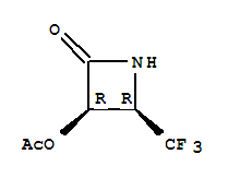 2-Azetidinone,3-(acetyloxy)-4-(trifluoromethyl)-,(3r,4r)-(9ci) Structure,740802-76-0Structure