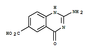 6-Quinazolinecarboxylicacid,2-amino-1,4-dihydro-4-oxo-(9ci) Structure,741617-89-0Structure