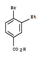 4-Bromo-3-ethylbenzoic acid Structure,741698-92-0Structure