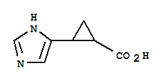 2-(1H-imidazol-5-yl)cyclopropanecarboxylic acid Structure,741998-06-1Structure