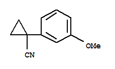 1-(3-Methoxyphenyl)cyclopropanecarbonitrile Structure,74205-01-9Structure