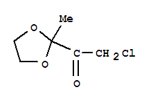 Ethanone, 2-chloro-1-(2-methyl-1,3-dioxolan-2-yl)-(9ci) Structure,74225-73-3Structure