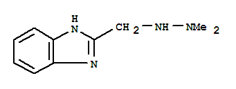 1H-benzimidazole,2-[(2,2-dimethylhydrazino)methyl]-(9ci) Structure,74227-80-8Structure