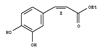 2-Propenoicacid,3-(3,4-dihydroxyphenyl)-,ethylester,(2z)-(9ci) Structure,74257-25-3Structure