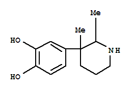 1,2-Benzenediol, 4-(2,3-dimethyl-3-piperidinyl)-(9ci) Structure,742634-17-9Structure