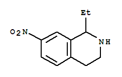 (9ci)-1-乙基-1,2,3,4-四氫-7-硝基-異喹啉結(jié)構(gòu)式_742679-30-7結(jié)構(gòu)式