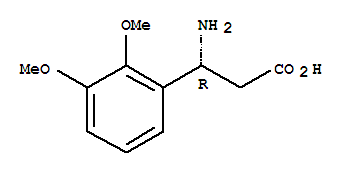 (R)-3-amino-3-(2,3-dimethoxy-phenyl)-propionic acid Structure,742691-70-9Structure