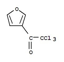 (9ci)-2,2,2-三氯-1-(3-呋喃)-乙酮結(jié)構(gòu)式_743420-66-8結(jié)構(gòu)式