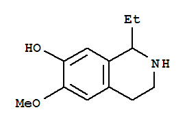 (9ci)-1-乙基-1,2,3,4-四氫-6-甲氧基-7-異羥基喹啉結(jié)構(gòu)式_744136-86-5結(jié)構(gòu)式