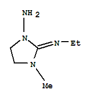 (9ci)-2-(乙基亞氨基)-3-甲基-1-咪唑啉胺結(jié)構(gòu)式_744185-81-7結(jié)構(gòu)式