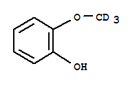 愈創(chuàng)木酚-D3結(jié)構(gòu)式_74495-69-5結(jié)構(gòu)式