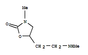 (9ci)-3-甲基-5-[2-(甲基氨基)乙基]-2-噁唑烷酮結構式_745723-76-6結構式