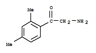 2-氨基-1-(2,4-二甲基苯基)-乙酮結(jié)構(gòu)式_745757-12-4結(jié)構(gòu)式