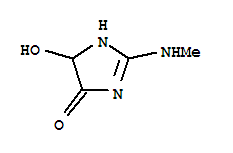 4H-imidazol-4-one,1,5-dihydro-5-hydroxy-2-(methylamino)-(9ci) Structure,745757-69-1Structure