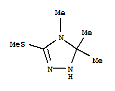 1H-1,2,4-triazole,4,5-dihydro-4,5,5-trimethyl-3-(methylthio)-(9ci) Structure,745761-69-7Structure